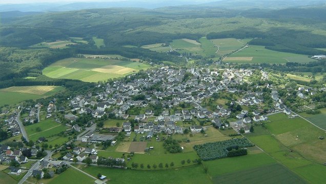 Luftbild von Hirschberg