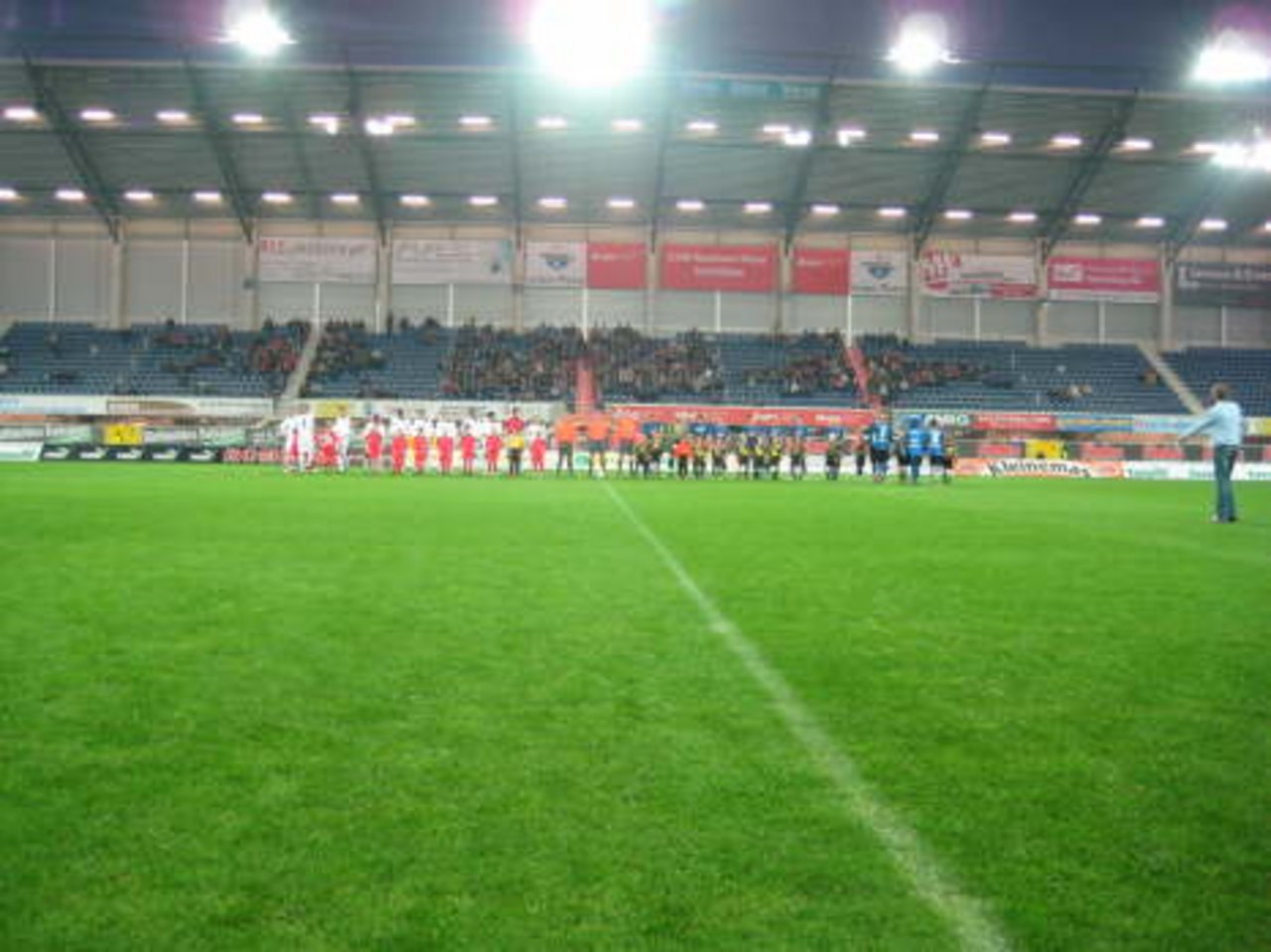 "Einlaufkids" in ENERGIE-TEAM-ARENA