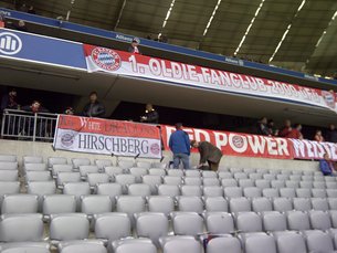 Fahne in der Arena Fahne in der Arena